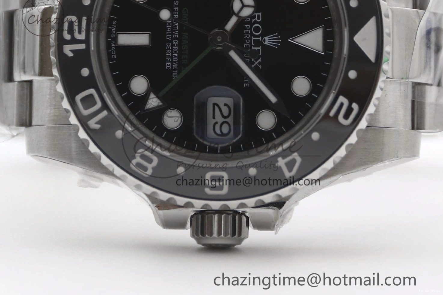 0215 Tailored GMT Master II 116710 LN 904L SS TW+ Best Edition on Oyster Bracelet VR3186 CHS 1980